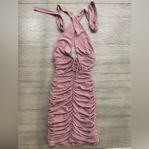 Princess Polly Mauve Backless Dress